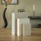 Vintiquewise White Velvet Vintage Storage Wooden Antique Classic Decorative Book Box Holder, PK 3 QI004265.WT-M - alternate 5